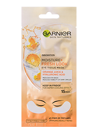 Garnier Skin Naturals Eye Tissue maska za oči protiv tamnih krugova
